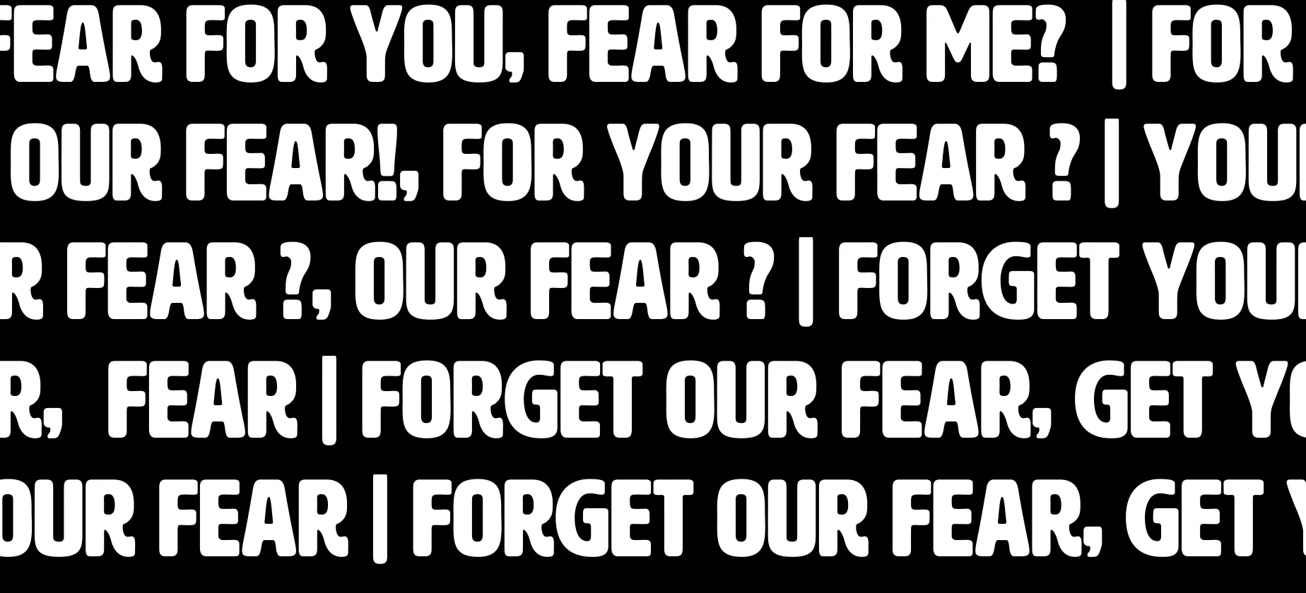 Forget your Fear - 1