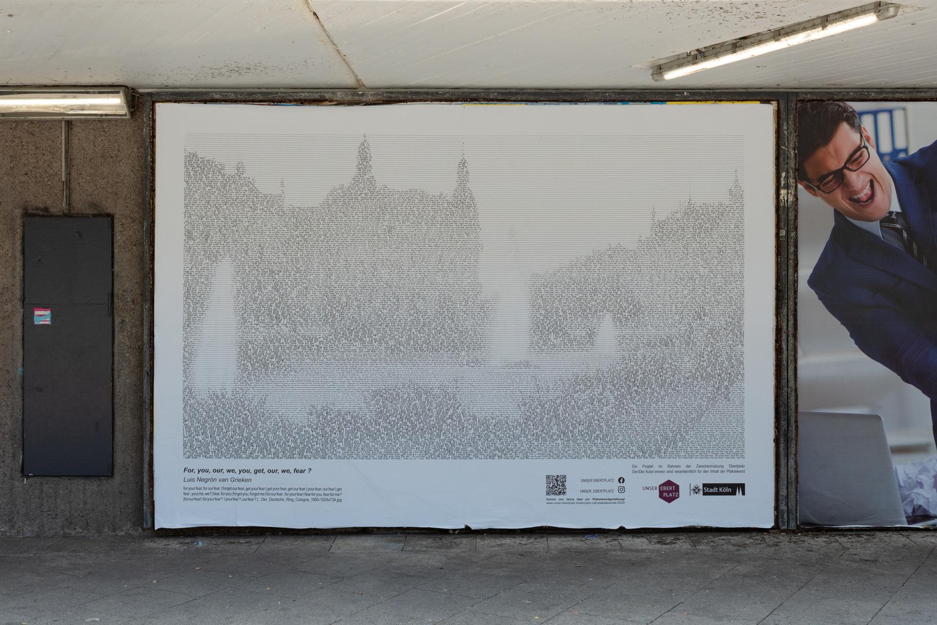 excited to present: Forget your fear in public space.