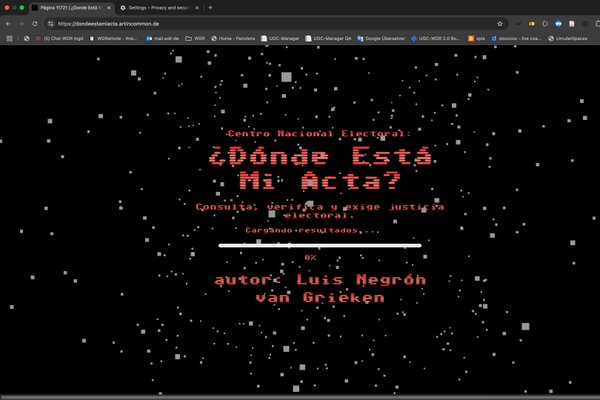 Electoral PDF Generator preview